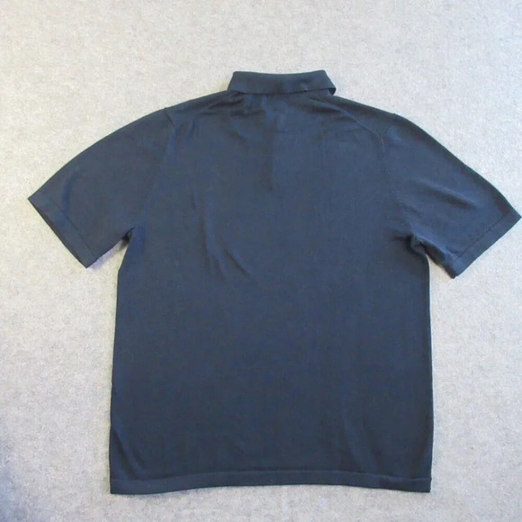Brooks Brothers 346 Mens Polo Shirt Knit Pima Cotton XL Navy Blue Old Money 354 - Picture 8 of 10